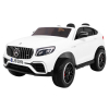 Auto Mercedes GLC 63S dla dzieci Biały SUV + Napęd 4x4